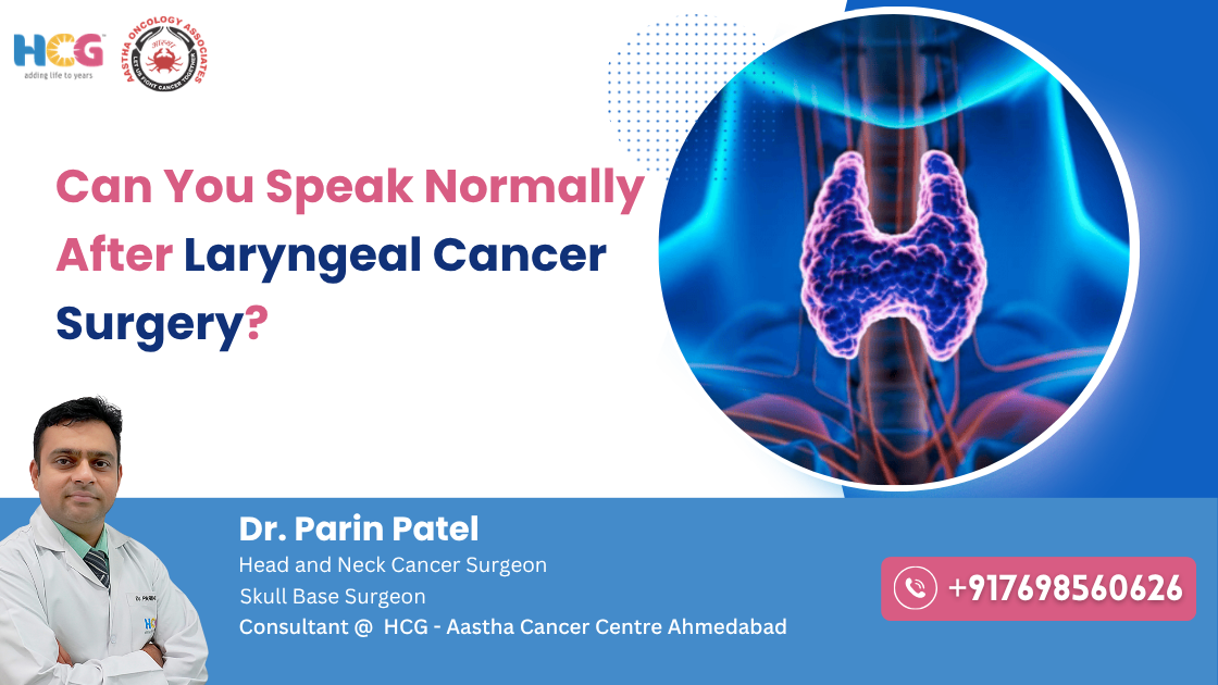 Clinical care related to can you speak normally after laryngeal cancer surgery